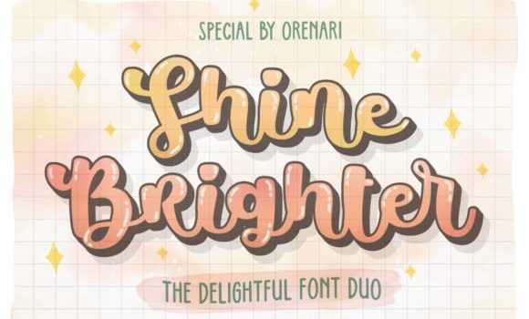 Shine Brighter Font - Featured Image