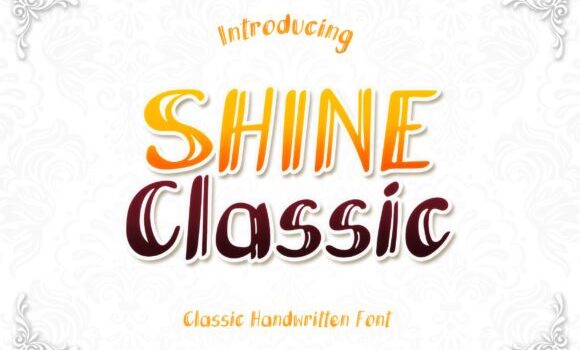Shine Classic Font - Featured Image