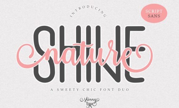 Shine Nature Font Fonts Free Download Shine Nature Font - Featured Image