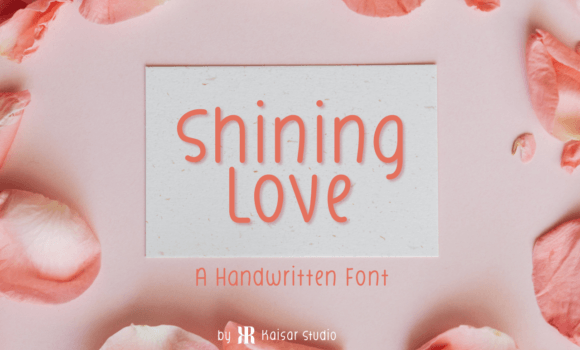 Shining Love Font - Featured Image