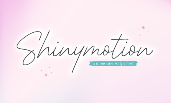 Shinymotion Font - Featured Image