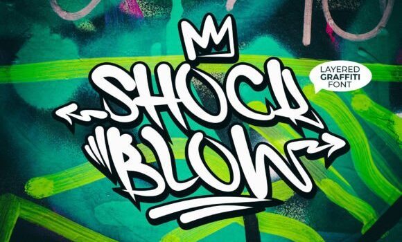 Shock Blow Font - Featured Image