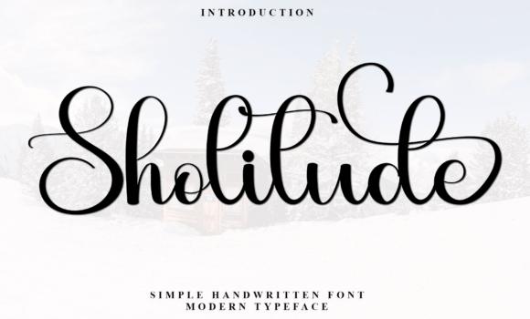 Sholitude Font Fonts Free Download Sholitude Font - Featured Image