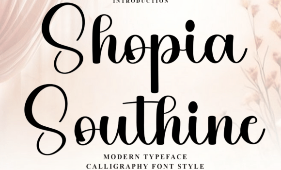 Shopia Southine Font Fonts Free Download Shopia Southine Font - Featured Image