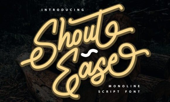 Shout Ease Font - Featured Image