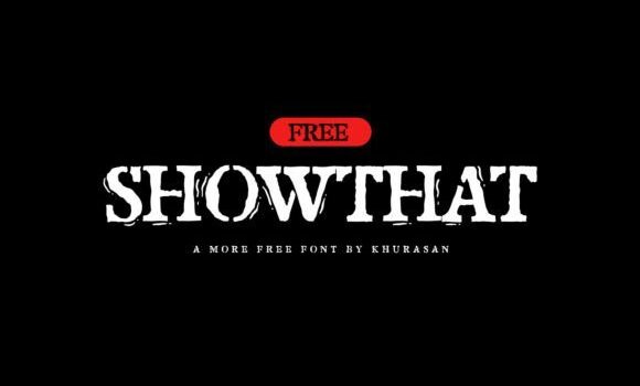 Showthat Font - Featured Image