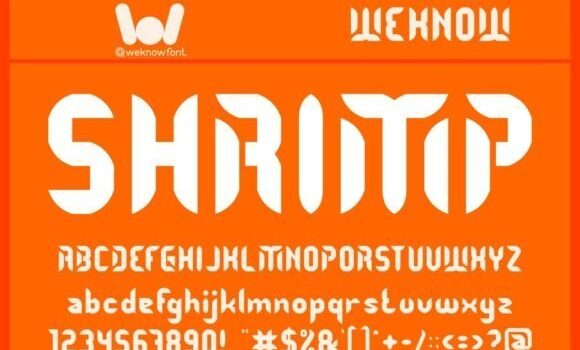 Shrimp Font Fonts Free Download Shrimp Font - Featured Image