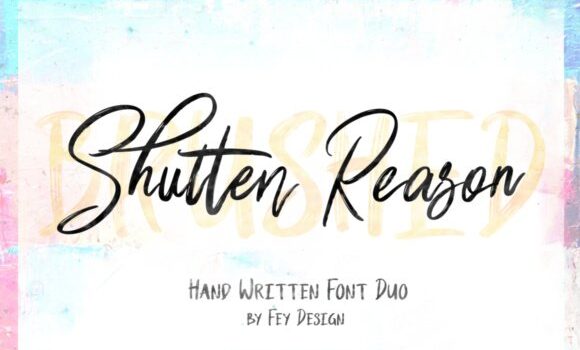 Shutten Reason Font Fonts Free Download Shutten Reason Font - Featured Image