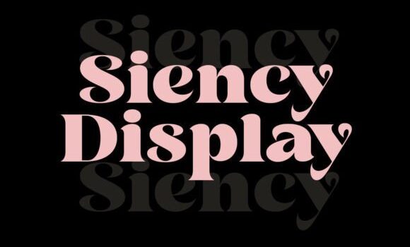Siency Display Font - Featured Image