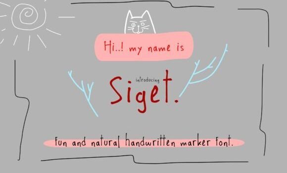 Siget Font - Featured Image