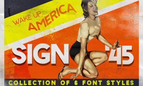 Sign 45 Font - Featured Image