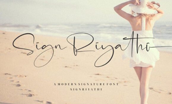 Sign Riyathi Font - Featured Image