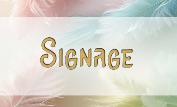 Signage Font - Featured Image