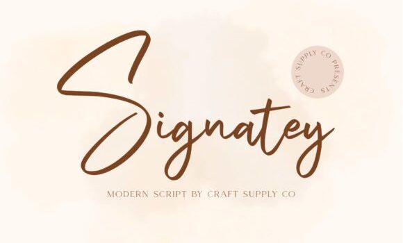 Signatey Font - Featured Image