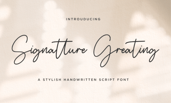 Signatture Greating Font Fonts Free Download Signatture Greating Font - Featured Image