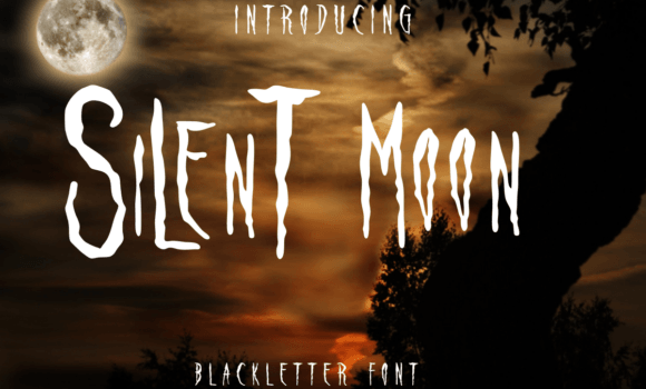 Silent Moon Font Fonts Free Download Silent Moon Font - Featured Image