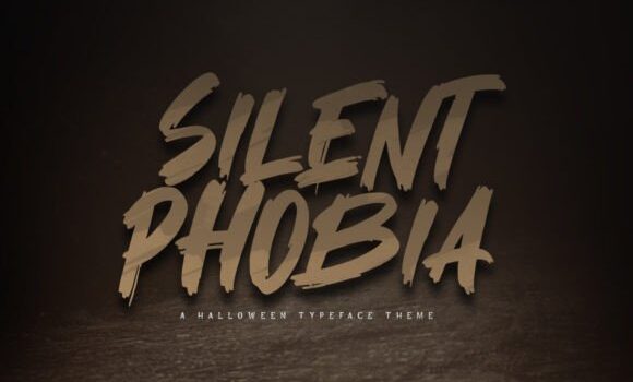Silent Phobia Font - Featured Image