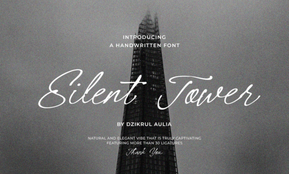 Silent Tower Font - Featured Image