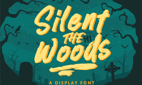 Silent the Woods Font - Featured Image