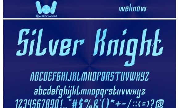Silver Knight Font - Featured Image