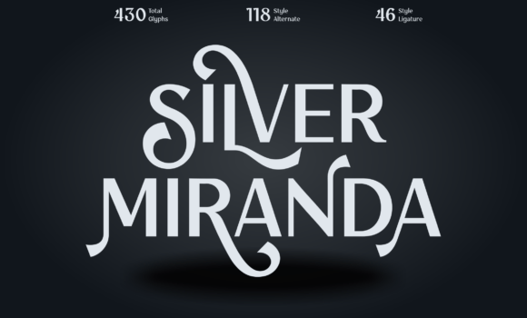 Silver Miranda Font Fonts Free Download Silver Miranda Font - Featured Image