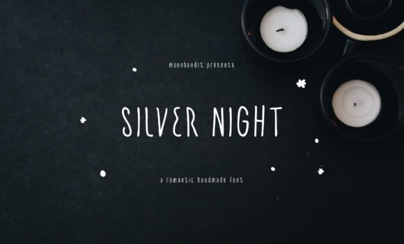 Silver Night Font - Featured Image