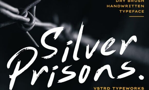 Silver Prisons Font - Featured Image