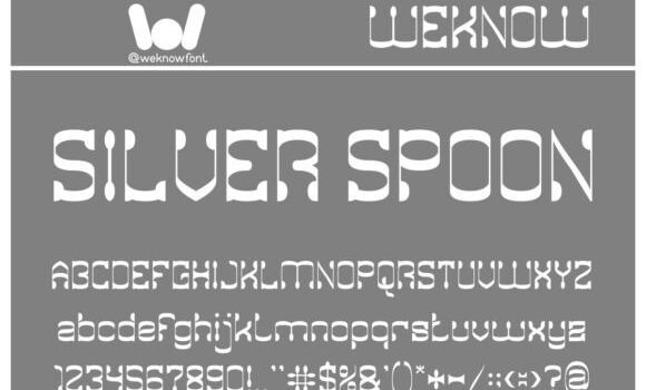 Silver Spoon Font - Featured Image