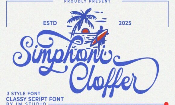 Simphoni Cloffer Font - Featured Image