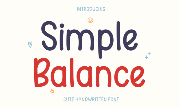 Simple Balance Font - Featured Image