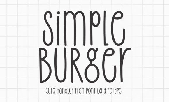 Simple Burger Font Fonts Free Download Simple Burger Font - Featured Image