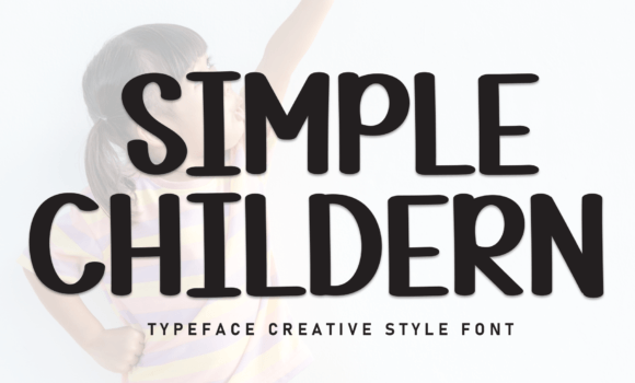 Simple Childern Font - Featured Image