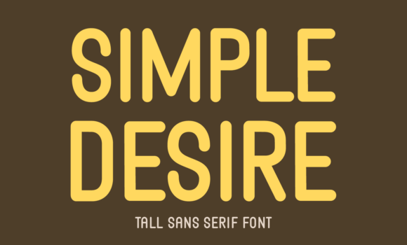 Simple Desire Font - Featured Image