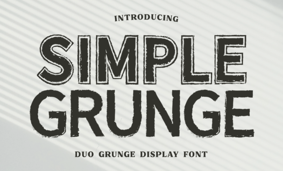 Simple Grunge Font Fonts Free Download Simple Grunge Font - Featured Image