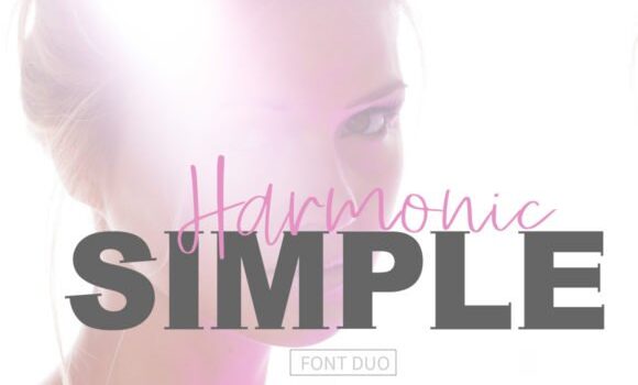 Simple Harmonic Duo Font - Featured Image
