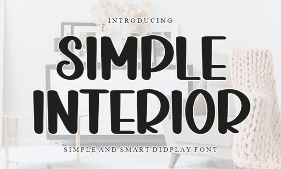 Simple Interior Font - Featured Image