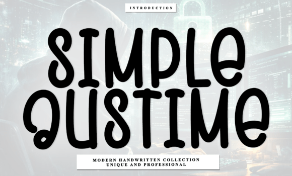 Simple Justime Font - Featured Image