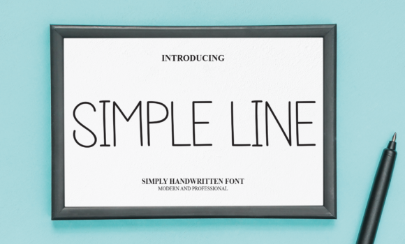 Simple Line Font Fonts Free Download