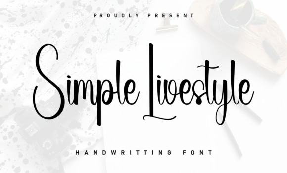 Simple Livestyle Font - Featured Image
