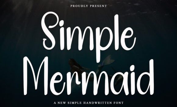 Simple Mermaid Font - Featured Image