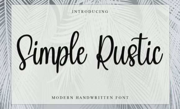 Simple Rustic Font Fonts Free Download Simple Rustic Font - Featured Image