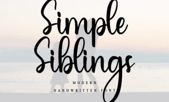 Simple Siblings Font - Featured Image