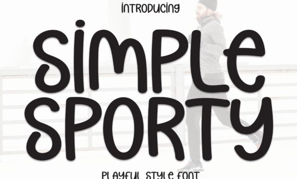 Simple Sporty Font - Featured Image