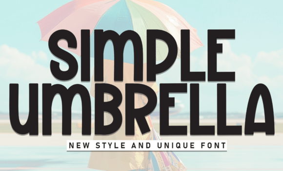 Simple Umbrella Font - Featured Image