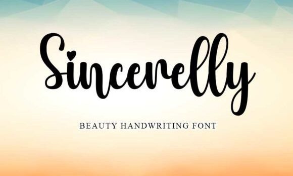 Sincerelly Font - Featured Image