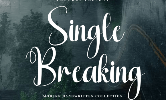 Single Breaking Font - Featured Image