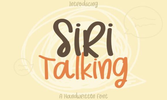 Siri Talking Font - Featured Image