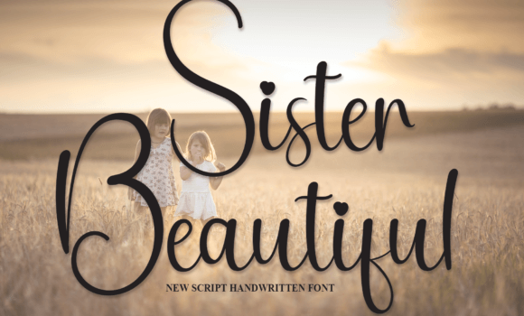 Sister Beautiful Font Fonts Free Download