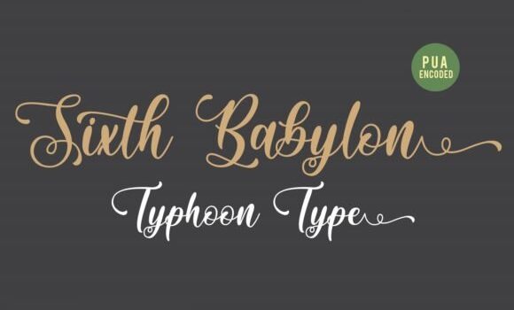 Sixth Babylon Font - Featured Image