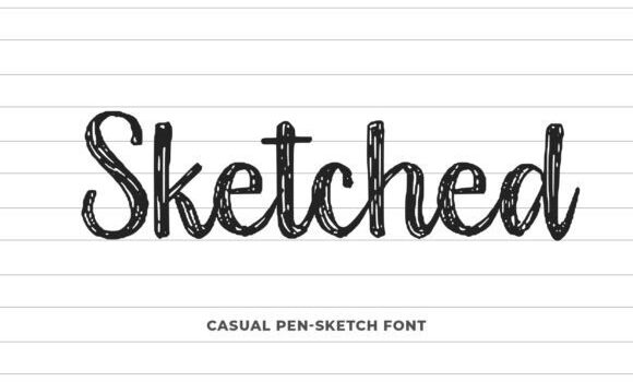 Sketched Font - Featured Image